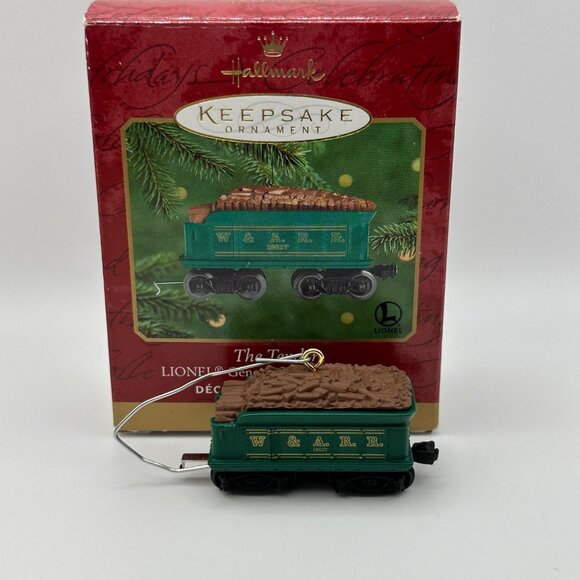 Hallmark Keepsake The Tender die cast Lionel Train in box Christmas Ornament - Picture 1 of 7